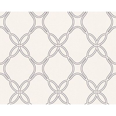 A.S. Création Schöner Wohnen papel pintado de tejido-no-tejido metálico rojo blanco 10,05 m x 0,53 m A.S. Création Schöner Wohnen papel pintado de tejido-no-tejido metálico rojo blanco 10,05 m x 0,53 m
