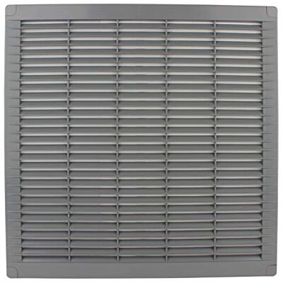 VONLIS ® Lüftungsgitter Abluftgitter Lamellengitter Insektenschutz Kunststoff eckig 350 X 350 mm grau VONLIS ® Lüftungsgitter Abluftgitter Lamellengitter Insektenschutz Kunststoff eckig 350 X 350 mm grau
