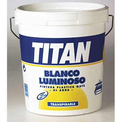 Titan Pintura Plástica Mate Transpirable 12 Kg Titan Pintura Plástica Mate Transpirable 12 Kg