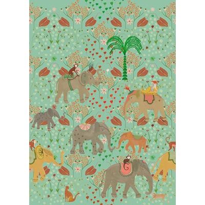 Rasch 557848 Papel pintado verde moderno - Papel pintado Rasch 557848 Papel pintado verde moderno - Papel pintado