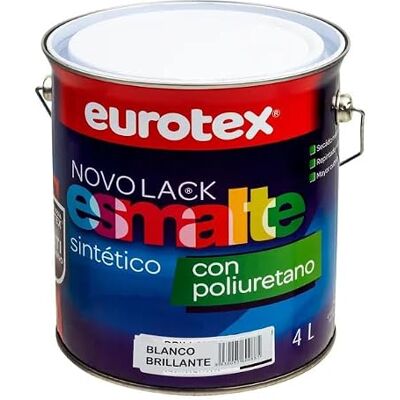 EUROTEX Esmalte Sintético 4 Litros Gris Medio Brillante Anticorrosivo para Interior y Exterior sobre Metal EUROTEX Esmalte Sintético 4 Litros Gris Medio Brillante Anticorrosivo para Interior y Exterior sobre Metal