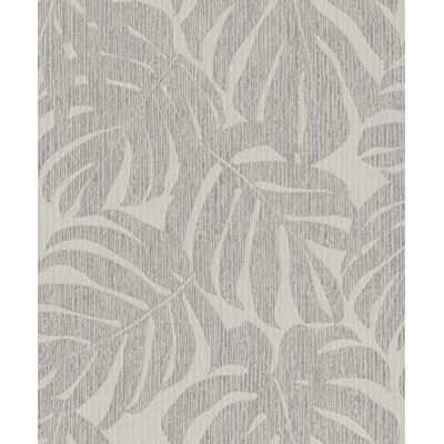 Rasch Papel pintado – Papel pintado no tejido gris con hojas de palma, hojas, plantas Rasch Papel pintado – Papel pintado no tejido gris con hojas de palma, hojas, plantas