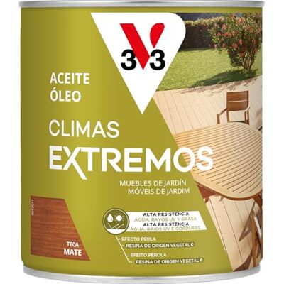 Liberon V33 Aceite Teca Climas Extremos Mate Teca 750ml Liberon V33 Aceite Teca Climas Extremos Mate Teca 750ml