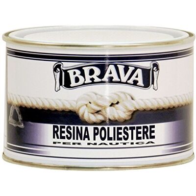 Brava Resina de poliéster, Azul, 375 ml Brava Resina de poliéster, Azul, 375 ml
