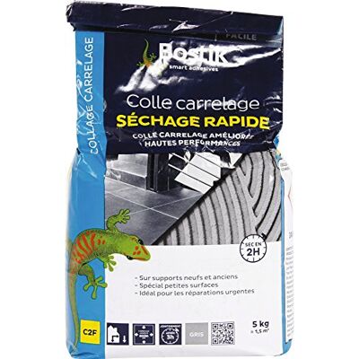Bostik Pegamento para azulejos en polvo seco rápido (5 kg) Bostik Pegamento para azulejos en polvo seco rápido (5 kg)
