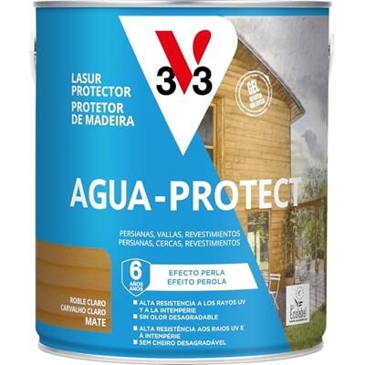 V33 Protector Decorativo de la madera Agua Mate Roble Claro 2,5L V33 Protector Decorativo de la madera Agua Mate Roble Claro 2,5L