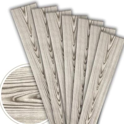 Eurodeco PP-111 Paneles de techo (20 m²/120 unidades, aspecto de madera, poliestireno XPS imitación de madera, poliestireno, 100 x 16,7 cm, color ceniza) Eurodeco PP-111 Paneles de techo (20 m²/120 unidades, aspecto de madera, poliestireno XPS imitación de madera, poliestireno, 100 x 16,7 cm, color ceniza)