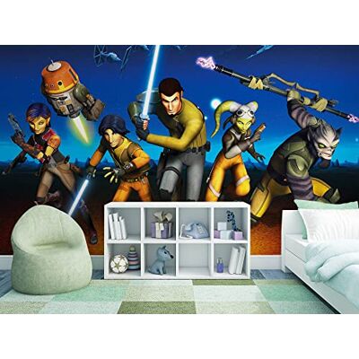 Komar WTD Papel pintado fotográfico (368 x 254 cm), diseño de Star Wars Rebels Run Komar WTD Papel pintado fotográfico (368 x 254 cm), diseño de Star Wars Rebels Run