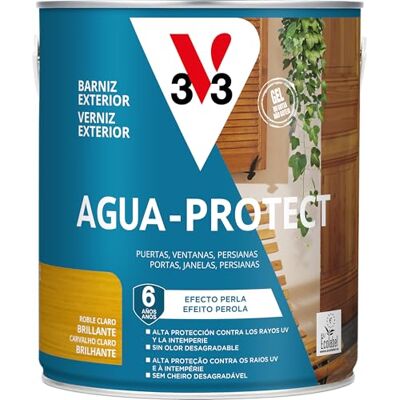 V33 Barniz Exterior AGUA PROTECT Roble Claro 2,5l V33 Barniz Exterior AGUA PROTECT Roble Claro 2,5l