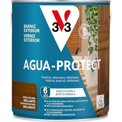 V33 Barniz Exterior AGUA PROTECT Roble Oscuro 2,5l V33 Barniz Exterior AGUA PROTECT Roble Oscuro 2,5l
