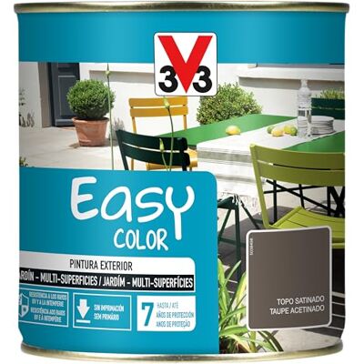 V33 Pintura Easy Color Satinado Topo 0,5L V33 Pintura Easy Color Satinado Topo 0,5L