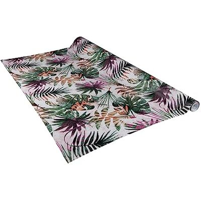 Venilia Lámina adhesiva, Tropics Jungle Palm Leaves Palma, 90cm x 2,6m, Espesor 160μ, Vinilo autoadhesivo para muebles o cocina, decorativas papel pintado pared, PVC sin ftalatos, Fabricado en UE Venilia Lámina adhesiva, Tropics Jungle Palm Leaves Palma, 90cm x 2,6m, Espesor 160μ, Vinilo autoadhesivo para muebles o cocina, decorativas papel pintado pared, PVC sin ftalatos, Fabricado en UE
