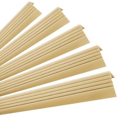 Garmin Perfil de Borde de Escalera Autoadhesivo Crema, 100 cm, Pack 5 Garmin Perfil de Borde de Escalera Autoadhesivo Crema, 100 cm, Pack 5