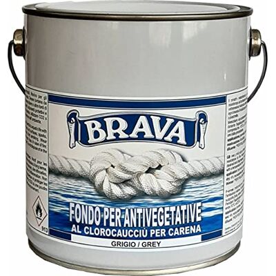 Brava Fondo para antivegetative, Gris, 2500 ml Brava Fondo para antivegetative, Gris, 2500 ml