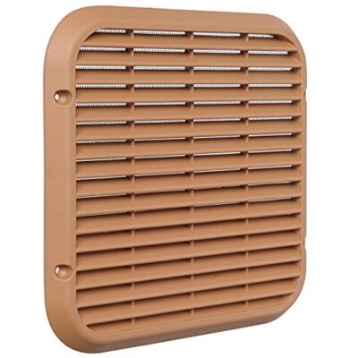 La Ventilazione La ventilación asqr2222 C-y Rejilla Protectora de superponer, aluminio Cotto La Ventilazione La ventilación asqr2222 C-y Rejilla Protectora de superponer, aluminio Cotto