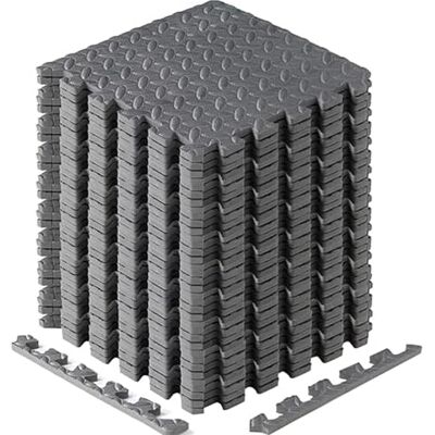 Yes4All Alfombrillas de Espuma de Ejercicio entrelazadas con Borde Alfombrillas de Suelo entrelazadas para Equipos de Gimnasio Baldosas de Suelo entrelazadas Eva (Gris) Yes4All Alfombrillas de Espuma de Ejercicio entrelazadas con Borde Alfombrillas de Suelo entrelazadas para Equipos de Gimnasio Baldosas de Suelo entrelazadas Eva (Gris)