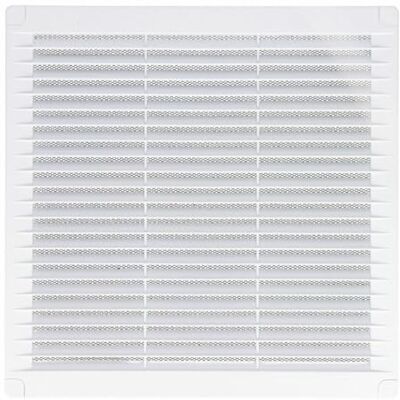 EDM Rejilla de ventilación 87704 Blanco 20 x 20 x 0,7 cm Mosquitera EDM Rejilla de ventilación 87704 Blanco 20 x 20 x 0,7 cm Mosquitera