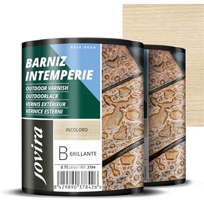 JOVIRA PINTURAS Barniz Brillante Exterior a Base de Agua - Pintura JOVIRA PINTURAS Barniz Brillante Exterior a Base de Agua - Pintura