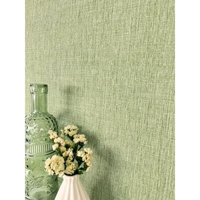 Newroom papel pintado verde salvia claro liso para salón Newroom papel pintado verde salvia claro liso para salón