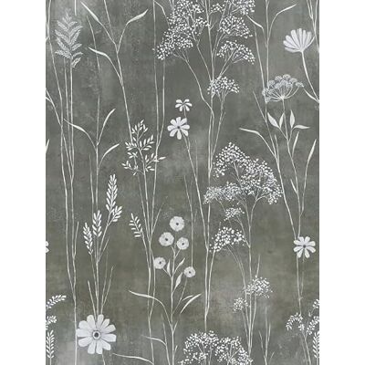AMIGO Papel Pintado Autoadhesivo Flores Retro 44x1000cm, Impermeable AMIGO Papel Pintado Autoadhesivo Flores Retro 44x1000cm, Impermeable
