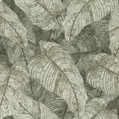 Rasch Amara Papel pintado (fieltro, diseño de hojas, tropical), diseño de hojas, color verde Rasch Amara Papel pintado (fieltro, diseño de hojas, tropical), diseño de hojas, color verde