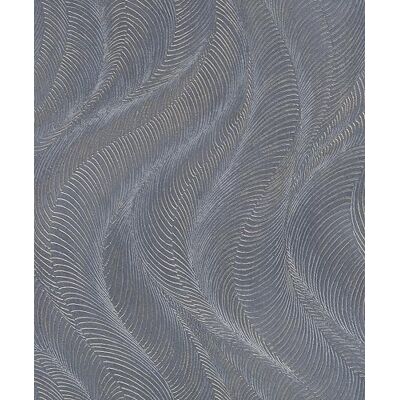 Rasch Papel pintado no tejido «Incanto» – Papel pintado de vinilo texturizado en gris, plateado y azul para un ambiente elegante – Resistente y lavable – 10,05 m x 0,53 m Rasch Papel pintado no tejido «Incanto» – Papel pintado de vinilo texturizado en gris, plateado y azul para un ambiente elegante – Resistente y lavable – 10,05 m x 0,53 m