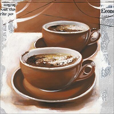 Pro-Art Canvas-Art Caffé da Milano II Mural Decorativo (50 x 50 cm) Pro-Art Canvas-Art Caffé da Milano II Mural Decorativo (50 x 50 cm)