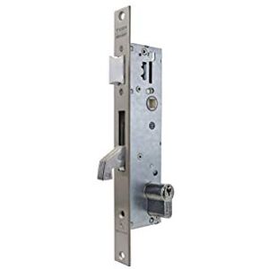 Tesa Assa Abloy Cerradura Monopunto De Caja Estrecha De Palanca Basculante Gancho Reforzado Para Perfiles Metálicos Inoxidable Entrada 30 mm 2240BE Tesa Assa Abloy Cerradura Monopunto De Caja Estrecha De Palanca Basculante Gancho Reforzado Para Perfiles Metálicos Inoxidable Entrada 30 mm 2240BE