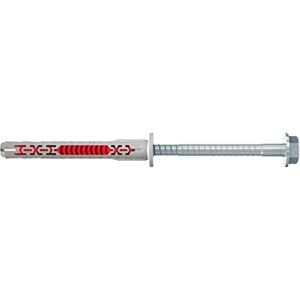 fischer DuoXpand 8 x 80 FUS, taco pared universal con tornillo de cabeza hexagonal y arandela moldeada (50 uds.), fuerte sujeción, materiales de construcción porosos, anclajes en bordes fischer DuoXpand 8 x 80 FUS, taco pared universal con tornillo de cabeza hexagonal y arandela moldeada (50 uds.), fuerte sujeción, materiales de construcción porosos, anclajes en bordes