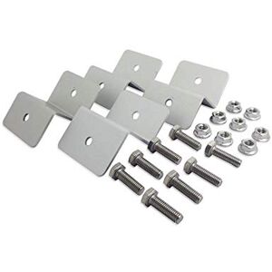 enjoy solar Soporte en Z de aluminio de 50 mm para módulos solares enmarcados, apto para todos los anchos de módulo (incluye tornillos y tuercas) enjoy solar Soporte en Z de aluminio de 50 mm para módulos solares enmarcados, apto para todos los anchos de módulo (incluye tornillos y tuercas)