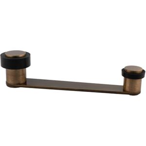 EVI Herrajes Tope de Puerta Retenedor Giratorio Para Puerta de Hasta 100 mm de Grosor Laton Acabado Cuero Envejecido Goma Negra Incluye Tornillo + Taco Mod. CU EVI Herrajes Tope de Puerta Retenedor Giratorio Para Puerta de Hasta 100 mm de Grosor Laton Acabado Cuero Envejecido Goma Negra Incluye Tornillo + Taco Mod. CU