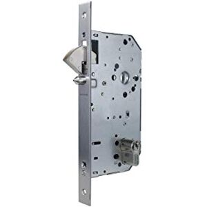 Tesa Assa Abloy Cerradura De Embutir Para Puertas De Madera Con Cilindro Inoxidable Entrada 60 mm, Frente Cuadrado 2038 Tesa Assa Abloy Cerradura De Embutir Para Puertas De Madera Con Cilindro Inoxidable Entrada 60 mm, Frente Cuadrado 2038