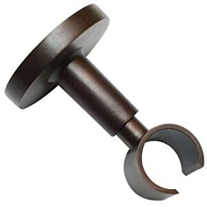 Gardinia Soporte de techo para barra de cortinas, Metal, 1 vía, Abierto, Todas las piezas de montaje incluidas, Serie Chicago, Diámetro 20 mm, Bronce Gardinia Soporte de techo para barra de cortinas, Metal, 1 vía, Abierto, Todas las piezas de montaje incluidas, Serie Chicago, Diámetro 20 mm, Bronce
