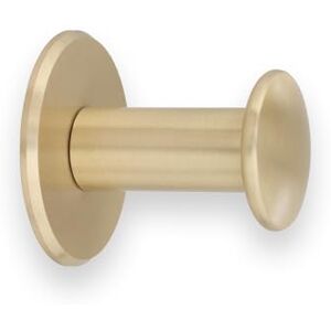 EVI Herrajes Percha de Pared - Dorado Satinado - 46x45mm - Duradera y Elegante - Tipo de Pared EVI Herrajes Percha de Pared - Dorado Satinado - 46x45mm - Duradera y Elegante - Tipo de Pared