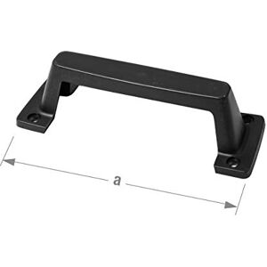 CQFD Tirador para puerta de garaje de PVC, color negro CQFD Tirador para puerta de garaje de PVC, color negro