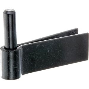 Alberts Abrazadera para empotrar, Gancho de pared F, barniz de inmersión negro, encaje Ø16 mm, 105 x 40 mm, Juego de 10 Alberts Abrazadera para empotrar, Gancho de pared F, barniz de inmersión negro, encaje Ø16 mm, 105 x 40 mm, Juego de 10