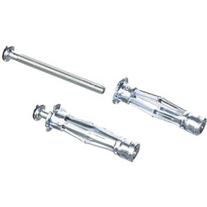 Molly tacos metálicos 50 piezas 5 x 50 mm + tornillo – hueca (– presentación: Pro, Gris, Set de 100 piezas Molly tacos metálicos 50 piezas 5 x 50 mm + tornillo – hueca (– presentación: Pro, Gris, Set de 100 piezas