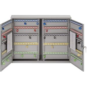 Burg-Wächter Burg-Wachter Sterling Gabinetes de llaves de doble puerta resistentes, gris, 200 ganchos para llaves Burg-Wächter Burg-Wachter Sterling Gabinetes de llaves de doble puerta resistentes, gris, 200 ganchos para llaves