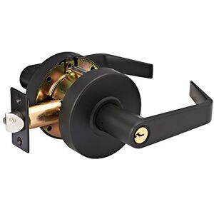 Master Lock Cerradura de puerta de almacén comercial de grado 2 con tope de tope, acabado de bronce aceitado Master Lock Cerradura de puerta de almacén comercial de grado 2 con tope de tope, acabado de bronce aceitado
