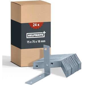Conector de esquina para muebles de acero azul HELPMATE 75x75x18 mm - Tipo de Mueble Conector de esquina para muebles de acero azul HELPMATE 75x75x18 mm - Tipo de Mueble
