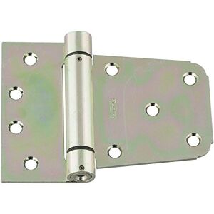 National Hardware V278 Juego de bisagras de puerta de cierre automático resistentes en zinc plateado National Hardware V278 Juego de bisagras de puerta de cierre automático resistentes en zinc plateado