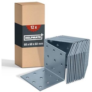 Helpmate Modelo Esquinero de placa perforada 60x60x60 - Conector en L Helpmate Modelo Esquinero de placa perforada 60x60x60 - Conector en L