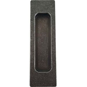 HALCÖ Tirador de puerta corredera largo sin agujeros para tornillos, mango de entrada para puertas correderas, hierro galvanizado, negro HALCÖ Tirador de puerta corredera largo sin agujeros para tornillos, mango de entrada para puertas correderas, hierro galvanizado, negro