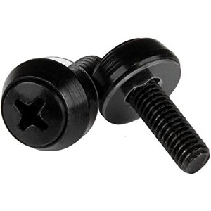 StarTech Paquete de 100 Tornillos M5 de 12 mm Montaje en Racks y Armarios de Servidores de 19" o 10" Negro TAA StarTech Paquete de 100 Tornillos M5 de 12 mm Montaje en Racks y Armarios de Servidores de 19" o 10" Negro TAA