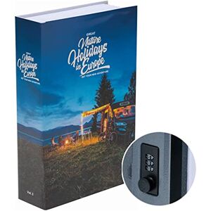 Abus Caja Fuerte Libro - Cerradura de combinación, Compartimento secreto, Caja de acero - Seguro Abus Caja Fuerte Libro - Cerradura de combinación, Compartimento secreto, Caja de acero - Seguro
