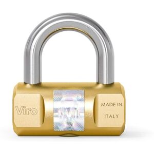 Viro Candado cilíndrico, base de 80 mm, latón Viro Candado cilíndrico, base de 80 mm, latón