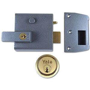 Yale B-1-DMG-PB-60 Pestillo de Doble Bloqueo 60 mm Acabado metálico Oscuro/latón Pulido de Alta Seguridad Que se Puede Bloquear Desde el Interior con Llave Yale B-1-DMG-PB-60 Pestillo de Doble Bloqueo 60 mm Acabado metálico Oscuro/latón Pulido de Alta Seguridad Que se Puede Bloquear Desde el Interior con Llave