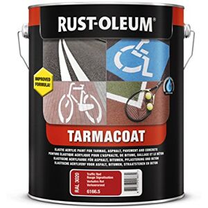 Rust-Oleum tarmacoat, suelo de múltiples superficies pintura que se seca en 1 hora., tráfico red-ral 3020 Rust-Oleum tarmacoat, suelo de múltiples superficies pintura que se seca en 1 hora., tráfico red-ral 3020