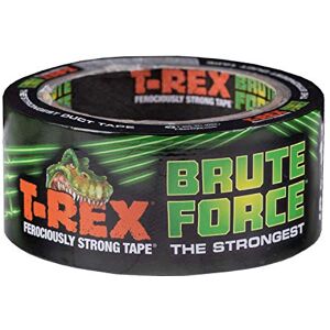 T-REX Brute Force Cinta adhesiva de alto rendimiento, resistente al agua, 48 mm x 9,1 m, color negro T-REX Brute Force Cinta adhesiva de alto rendimiento, resistente al agua, 48 mm x 9,1 m, color negro