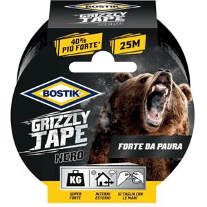 Bostik Cinta de tela Grizzly Tape, color negro, 25 m x 50 mm Bostik Cinta de tela Grizzly Tape, color negro, 25 m x 50 mm